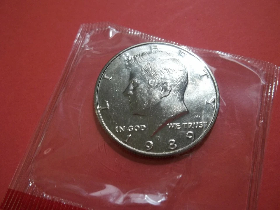 1989 D MINT Kennedy Half Dollar Unc. BU - Image 1 of 1