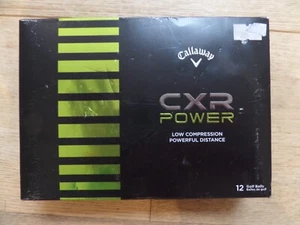 Callaway CXR Power Golf Balls x 12 White 1 Dozen BNIB - Picture 1 of 3