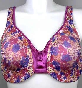 Olga Signature Support Cushioned Underwire Unlined Full-Coverage Bra 42D 35002 - Picture 1 of 9