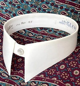 Vintage detachable Polo collar size 16.5 Collars Ltd stiff elegant spearpoint - Picture 1 of 2