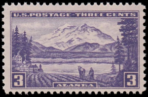 US Stamp #800 - 1937 3¢ Alaska, Territorial Issues, EzGrade™ G/VG, MNH OG - Picture 1 of 3