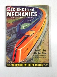 Science and Mechanics Magazine August 1948 - Trains, Working with Plastics - Imagen 1 de 3