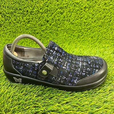 Женские сабо для ходьбы Alegria Paityn Untwill Now размер 8,5 черные без шнуровки - Изображение 1 из 4