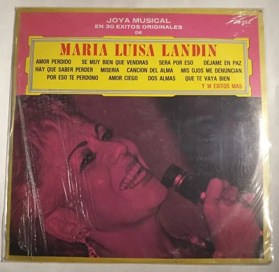 MARIA LUISA LANDIN -30 EXITOS ORIGINALES- MEXICAN TRIPLE LP, STILL SEALED BOLERO - Image 1 of 2