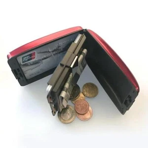 Billetera delgada como nueva para hombre y mujer ultra delgada RFID crédito dinero soporte impermeable - Imagen 1 de 25
