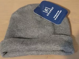 George Men's Beanie Winter Warm Gray, One Size - Picture 1 of 3