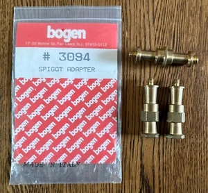 Bogen 3094 Spigot Adaptors x 3. New! - Picture 1 of 1
