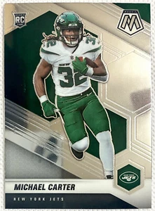 2021 Panini Mosaic NFL Football Michael Carter Rookie Card RC #335 New York Jets - Picture 1 of 2