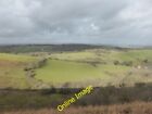 Photo 6x4 View over Gaer Farm from Y Golfa's northern slopes Castle Caere c2014