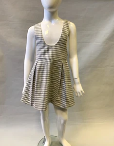 Mayroyal girls grey and white houndstooth dress/pinafore 6 years 116cm - Picture 1 of 8