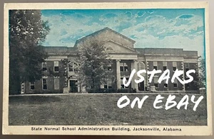 1910s 1920s JACKSONVILLE, AL, JSU STATE NORMAL SCHOOL BLUE SKY POSTCARD - Picture 1 of 2