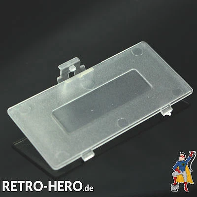 MARKENLOS Game Boy Pocket back door cover nintendo case GBP gameboy batteria Clear White