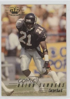 1994 Pacific Crown Collection Deion Sanders #298 HOF - Image 1 of 2
