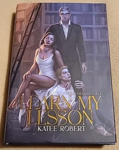 Learn My Lesson Katee Robert Hardcover Signed Fae Crate Exclusive Wicked Villain - Picture 1 of 7