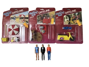Vintage Kenner 1981 Glamour Gals Dateline R.J. Jason Bo Figur Lot Open Package - Bild 1 von 16