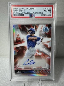 2024 Bowman Draft Plasma Power Autographs Cam Smith #PPA-CS Cubs/Astros #/99 PSA - Picture 1 of 2
