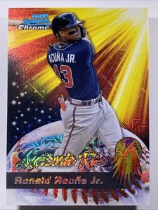 Ronald Acuna Jr 2025 Bowman Chrome Mega Meteoric Rise Mojo Refractor #MR-24 - Bild 1 von 10