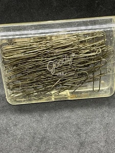 Vintage Goody Bobby Pins Hair Pins In Case - Picture 1 of 5