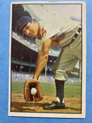 Tarjeta de béisbol 1953 Bowman Color - Bobby Avila #29 Cleveland Indians Foto 1 de 2