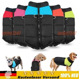 Hundemantel Winter Hundejacke Hundeweste Wintermantel Kleidung wasserdicht neu - Picture 1 of 17