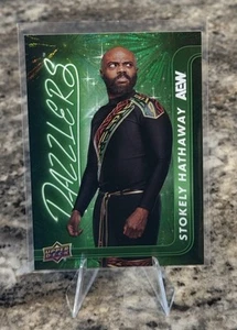 DZ45 STOKELY HATHAWAY 2025 Upper Deck AEW Card GREEN DAZZLERS Insert Parallel SP - Picture 1 of 2