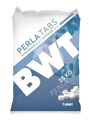 BWT Regeneriersalz PERLA TABS 1 x 25 kg 99,9% Salzreinheit Salztabletten - Bild 1 von 3