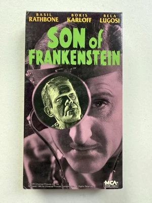 Son of Frankenstein (VHS, 1939) Pre-owned Cult Classic Universal Horror Monsters - Image 1 of 3