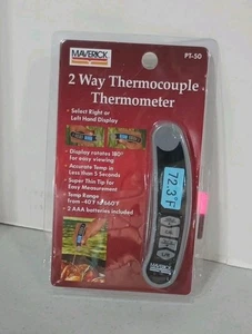 MAVERICK PT-50 Maverick Termopar 2 Vías Termómetro Cocina Lectura Instantánea NUEVO - Imagen 1 de 8