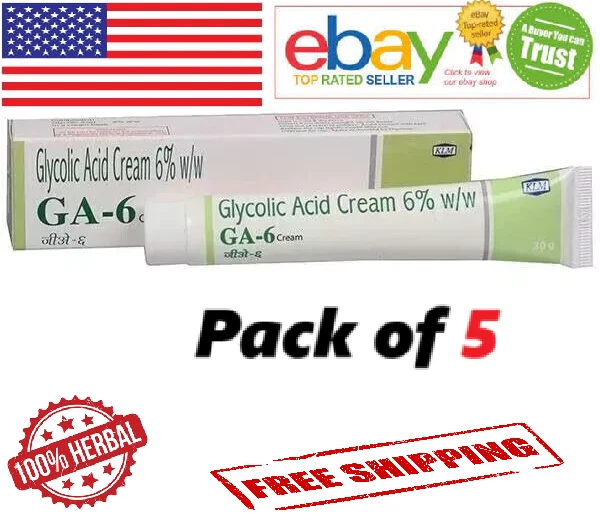 10 X Ga -6 Glycolic Acid Cream 30gm For Acne, Hyperpigmentation & Dry Skin - Image 1 of 1