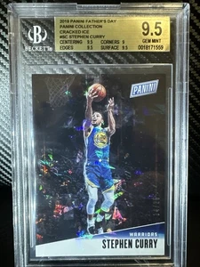 2019 Panini Father’s Day Collection Stephen Curry Cracked Ice /25 BGS 9.5 #SC - Bild 1 von 10