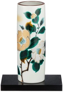 Kutani Ware Vase, Size 6, Approximately 19Cm, With Stand, Gold And Silver Camel_ - Picture 1 of 3