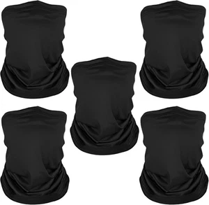 5er Pack Hals Gamasche Gesichtsabdeckung für UV Sonnenschutz, Staubdicht Atmungsaktiv Coolin - Bild 1 von 12