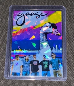 Goose Jam Band handgefertigter Refraktor holografischer Konzertrefraktor Karte Phish - Bild 1 von 4