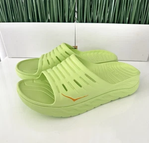 Sandalias sin cordones Hoka One One Ora Recovery verdes para hombre talla 14 - Imagen 1 de 8