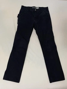 Carhartt Pantalone Flessibile Robusto Uomo 32x32 Nero Vestibilità Dritta Utility Abbigliamento da Lavoro - Foto 1 di 10