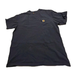 Carhartt Logo Graphic Original Fit Gray Short Sleeve Pocket T-Shirt Size X-LARGE - Picture 1 of 7