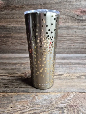 Kate Spade Confetti Gold Dots Insulated Tumbler 24oz With Lid - Image 1 of 4