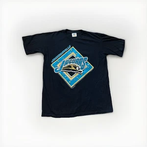 Vintage 1993 Jacksonville Jaguars Shirt Large Banned Logo Made In USA NFL - Picture 1 of 8