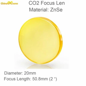 Co2 laser lenses ZnSe focal len Dia.20mm 2" 50.8mm for laser cutter engraver - Bild 1 von 7