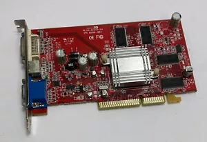 256MB connect3D ATi Radeon 9600 VGA / Vid Out / DVI AGP Graphics Video Card GPU - Picture 1 of 6