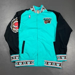 100% Authentic Mitchell Ness 95 96 Vancouver Grizzlies Warm Up Jacket Size L 44 - Picture 1 of 6