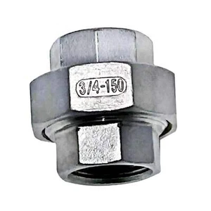 Threaded Barrel Union BSP 316 Stainless Steel 3/4" - Picture 1 of 6