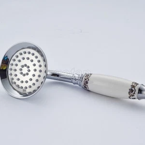 Chrome Brass Bathroom Telephone Style Hand Held Shower Head GD580 - Picture 1 of 7
