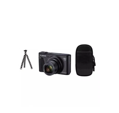 NEU/OVP - Canon PowerShot SX740 HS Travel Kit - 20.3MP - Lite Version - Schwarz - Bild 1 von 4