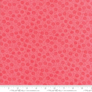 WOOF WOOF MEOW 20566 18 Pink STACY HSU Moda QUILT FABRIC Cat Yarn - Picture 1 of 4