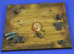 Plataforma de servicio de soporte duro tablón de madera de la Luftwaffe alemana Verlinden 1/48 Segunda Guerra Mundial 2454 - Imagen 1 de 1