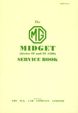 MG Midget TF & TF 1500 Brand Service Book New Factory Repair