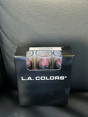 L.A. COLORS Rosewood Lipstick, Pack of 3,CLIPC839. Code 33735 - Image 1 of 4