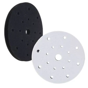 2 Dura-Gold 5" x 10mm Soft Density Interface Pads, Hook & Loop, 17 Hole Pattern - Picture 1 of 5