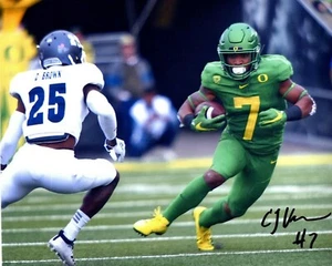 CJ Verdell Oregon Ducks signed autograph 8x10 football photo 2022 Draft - Picture 1 of 1